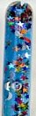 Blue Stars and Moon Glitter Wand for Kaleidoscopes or Party Favor 11 Inch