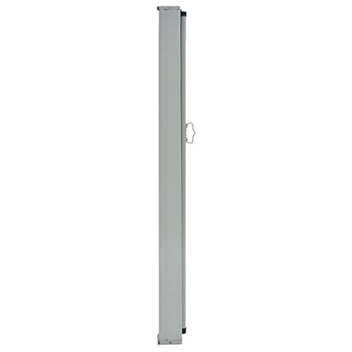 vidaXL Seitenmarkise Ausziehbar Sonnenschutz Sichtschutz Windschutz Seitenrollo Markise Seitenwandmarkise Balkon Garten Terrasse 140x300cm Braun – Bild 5