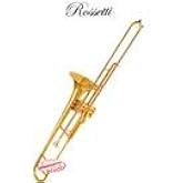 Rossetti Bb Piston Valve Trombone Gold Lacquer, ROS1166