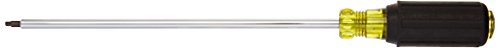#1 Square Recess Screwdriver with 8-Inch Round Shank and Cushion Grip Handle Klein Tools 665