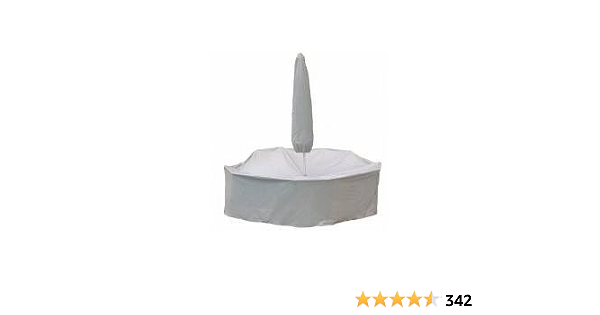 Amazon Com Protective Covers Weatherproof Cantilever Umbrella Cover 10 Feet Gray Patio Umbrella Covers Garden Outdoor