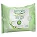 Simple Cleansing Facial Wipes 25 Count (6 Pack)