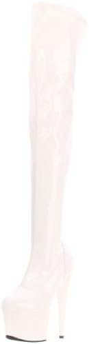 Adore 6 1/2" Plain Stretch Platform Thigh Boot