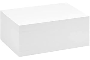 Reskid White Cardstock Thick Paper - Blank Heavy Weight 125 lb Cover Card Stock - 50 Pack (5x7)