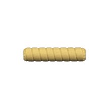 500 Pcs, 7/16" X 2" Dowel Pins, Spiral Groove Chamfered Ends