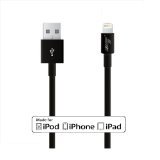 X5 Mobile Apple Certified Lightning to USB Sync & Charge Cable Made for Iphone 6, 6 plus, 5 5s 5c (3.4 Feet), Ipad (4th Generation), Ipad Mini, Ipod Touch (5th Generation), Ipod Nano (7th Generation) (Black)