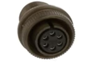 AMPHENOL INDUSTRIAL MS3106A14S-6S Circular Connector Plug, Size 14S, 6POS, Cable