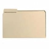 Esselte Corporation / File Folder, 1/3 Cut Left Tab, Legal, 1-Ply, Manila / ESS753131