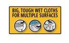 Brawny Heavy Duty Wet Cloths