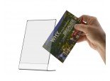 Marketing Holders Slanted Counter Frame Great for Trade Shows Expos Table Ad Literature Flyer Frame 5" w x 7" h Qty 1