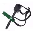 Ferro Rod (Ferrocerium) Fire Starter - Magnesium Fire Starter Survival Kit [Flint Striker Bar] With Metal Knife Rod - Emergency Quick Fire Starters - Survival Kit Camping Tool (Black & Green)
