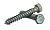 Hex Lag Screws Hot Dipped Galvanized 3/8"-7 x 2" - Qty-100