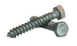 Hex Lag Screws Hot Dipped Galvanized 1/4