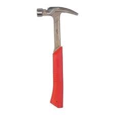 Milwaukee Steel Claw Hammer Offset 570 g, Red, Metallic