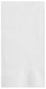 Lapaco 2 Ply White Pocket Fold Dinner Napkin -- 1500 per case.
