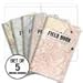 Field Notebook - Antique Map Patterns - Lined Memo Book (3.5