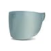 BELL Bullitt Flat Face Shield (Black Tab) (Silver Iridium)