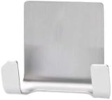 tesa Powerstrips Waterproof Duo Hook Metal Stainless Steel Hold up to 3kg No view 2