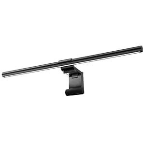 Computer Monitor Lampe LED USB mit Touch Control, Monitor Light Bar mit Anti-blauem Licht, Bildschirmlampe mit Auto-Dimmen, Schreibtischlampe mit einstellbarem Farbtemperatur Helligkeit 【Berühren】