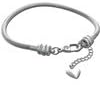 Timeline Treasures European Charm Bracelet For Women and Girls Bead Charms, Stainless Steel Snake Chain, Claw