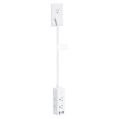Olcorife 6 Outlet 3 USB Power Strip
