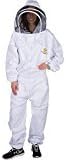 Beekeeping Suit and Bee Family Stickers - Metal Zippers