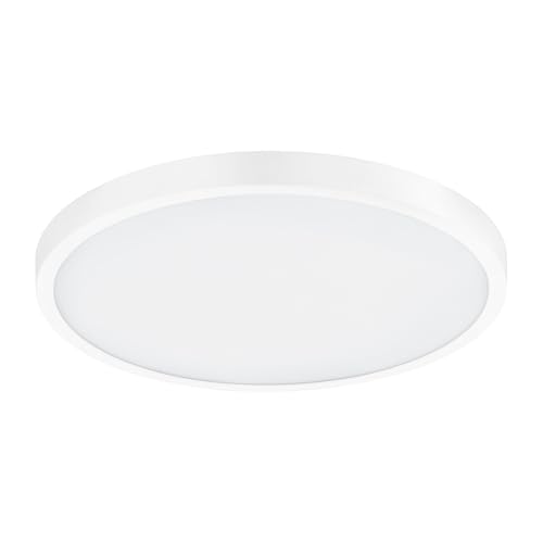 EGLO LED Deckenleuchte Fueva 1, 1 flammige Deckenlampe, Material: Aluminium