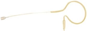 Mission oneF5.0c-AT Cream Earset Headset Microphone for Audio-Technica Transmitters - single ear hook - lightweight - Beige - TA4F plug- 3 Year Warranty