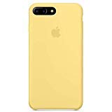 Anti-Drop iPhone 8 Plus / 7 Plus (5.5Inch) Liquid Silicone Gel Case, TOSHIELD Soft Microfiber Cloth Lining Cushion for iPhone 8 Plus and 7Plus (Yellow)