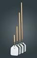 American Metalcraft 3209 9" x 11" Aluminum Pizza Peel with 21 1/2" Wood Handle