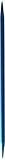 Susan Bates 7-Inch Silvalume Double Point Knitting Needle, 5mm, Turquoise, 4 Per Package