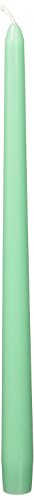 Zest Candle 12-Piece Taper Candles, 12-Inch, Aqua