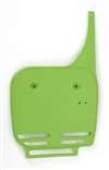 UFO Plastics Front Number Plate Green for Kawasaki KX 60 84-04