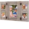 Rustic Distressed Wood Collage Picture Frames: Holds 5 Photos: Collage Frame is Ready to Hang or Sta - //medicalbooks.filipinodoctors.org