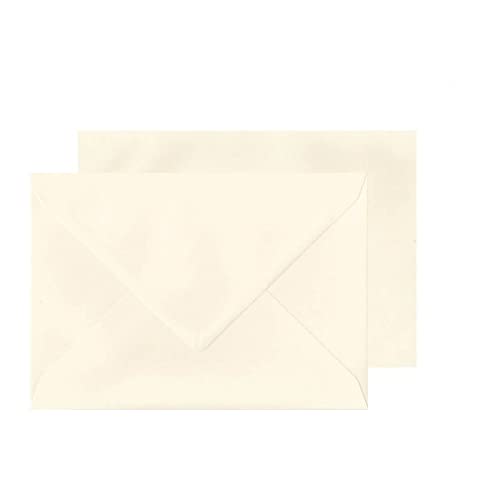 indigo® Festive Coloured Gummed Envelopes (Pack of 20) (C5 (162 X 229mm), Classic Ivory)