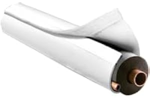 SOLID SOURCE HVAC Airex Model 72C-W, E-Flex Guard White Line Set Cover/Protector/Sleeve for 5/8", 3/4" or 7/8" Copper Tubing w/ 3/4" Wall Insulation (6 feet Length) Airex Flex Guard HVAC Line Set Protector.
