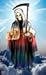 7 Chackras Holy Death Prayer Card in Spanish. Estampa Y Oracion De La Santa Muerte Chackra En Español. (Holy Death)