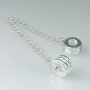 Charm Bead Safety Chain. Fits Troll, Biagi, Zable, Chamilia, and More Womens and Girls Charm Bracelets.