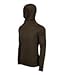 7EVEN Clothing CO Mens 100% Lightweight Merino Wool Hooded Long Sleeve Shirt 190 GSM Brownthumb 3