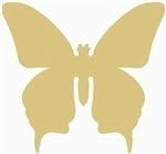 Butterfly Cutout Unfinished Wood Animal Kids Craft Home Decor Easter Door Hanger MDF Shape Canvas Style 1