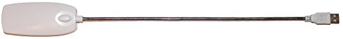 USB Reading Lamp with 28 LED Lights and Flexible Gooseneck + On / Off Switch (Polar White) - Thumbnail 5