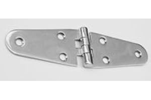 MARINE PART DEPOT Marine Grade Stainless Steel Strap Hinge 5-3/4"