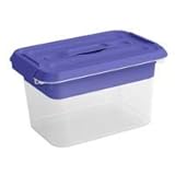 Latchmate Purple LockerMate with Tray - 6.2 Quart 11.6
