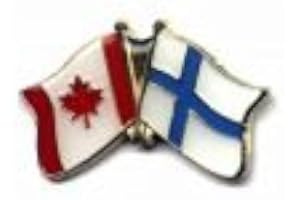 Finland/Canada Country Flag Small Friendship Lapel PIN Badge New