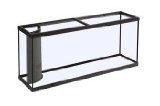 Perfecto Manufacturing APF97008 Marineland Fish Aquarium with 1 Corner-Flo 120-Gallon Tank, 48-Inch, Black