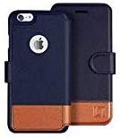 LUPA iPhone 6S Wallet case, iPhone 6 Wallet Case, Durable and Slim, Lightweight with Classic Design & Ultra-Strong Magnetic Closure, Faux Leather, Desert Sky, for Apple iPhone 6s/6