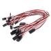Leegoal 10pcs 320mm Servo Extension Lead Wire Cable