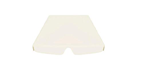 Ersatzdach für Gartenschaukel Creme 192x147 cm 270 g/m² Gartenbauten Pavillon-Rahmen Dächer für Pavillions – Bild 6