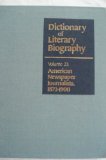 Image de 23: Dictionary of Literary Biography: American Newspaper Journalists 1873-1900