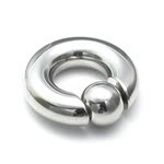 316L Surgical Steel Captive Bead Ring CBR 0g